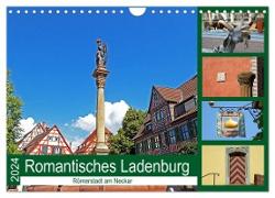 Romantisches Ladenburg - Römerstadt am Neckar (Wandkalender 2024 DIN A4 quer), CALVENDO Monatskalender