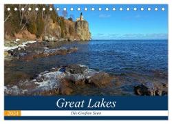 Great Lakes - Die großen Seen (Tischkalender 2024 DIN A5 quer), CALVENDO Monatskalender