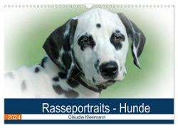 Rasseportraits - Hunde (Wandkalender 2024 DIN A3 quer), CALVENDO Monatskalender