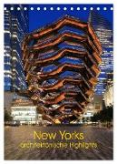 New Yorks architektonische Highlights (Tischkalender 2024 DIN A5 hoch), CALVENDO Monatskalender