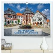 Heppenheim - Malerischer Odenwald (hochwertiger Premium Wandkalender 2024 DIN A2 quer), Kunstdruck in Hochglanz