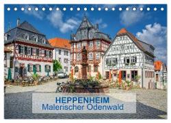 Heppenheim - Malerischer Odenwald (Tischkalender 2024 DIN A5 quer), CALVENDO Monatskalender