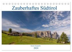 Zauberhaftes Südtirol (Tischkalender 2024 DIN A5 quer), CALVENDO Monatskalender
