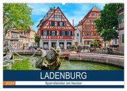 Ladenburg - Spätmittelalter am Neckar (Wandkalender 2024 DIN A2 quer), CALVENDO Monatskalender