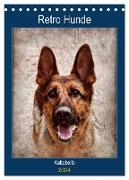 Retro Hunde (Tischkalender 2024 DIN A5 hoch), CALVENDO Monatskalender