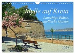 Idylle auf Kreta (Wandkalender 2024 DIN A4 quer), CALVENDO Monatskalender