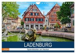 Ladenburg - Spätmittelalter am Neckar (Wandkalender 2024 DIN A4 quer), CALVENDO Monatskalender