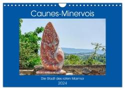 Caunes-Minervois - Die Stadt des roten Marmor (Wandkalender 2024 DIN A4 quer), CALVENDO Monatskalender