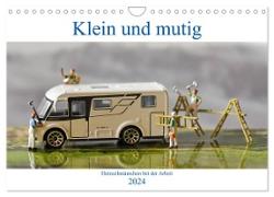 Klein und Mutig (Wandkalender 2024 DIN A4 quer), CALVENDO Monatskalender