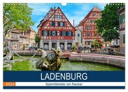 Ladenburg - Spätmittelalter am Neckar (Wandkalender 2024 DIN A3 quer), CALVENDO Monatskalender