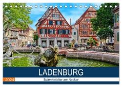 Ladenburg - Spätmittelalter am Neckar (Tischkalender 2024 DIN A5 quer), CALVENDO Monatskalender