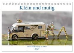 Klein und Mutig (Tischkalender 2024 DIN A5 quer), CALVENDO Monatskalender