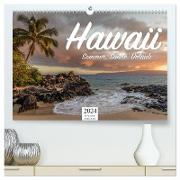Hawaii - Sommer, Sonne, Urlaub (hochwertiger Premium Wandkalender 2024 DIN A2 quer), Kunstdruck in Hochglanz