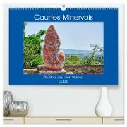 Caunes-Minervois - Die Stadt des roten Marmor (hochwertiger Premium Wandkalender 2024 DIN A2 quer), Kunstdruck in Hochglanz