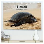 Hawaii the Aloha State (hochwertiger Premium Wandkalender 2024 DIN A2 quer), Kunstdruck in Hochglanz