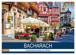 Bacharach - Fachwerkromantik am Rhein (Wandkalender 2024 DIN A2 quer), CALVENDO Monatskalender