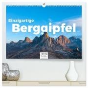 Einzigartige Berggipfel (hochwertiger Premium Wandkalender 2024 DIN A2 quer), Kunstdruck in Hochglanz
