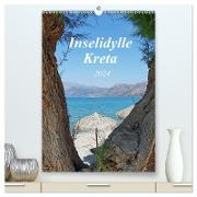 Inselidylle Kreta (hochwertiger Premium Wandkalender 2024 DIN A2 hoch), Kunstdruck in Hochglanz