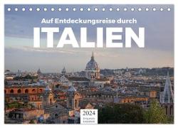 Auf Entdeckungsreise durch Italien (Tischkalender 2024 DIN A5 quer), CALVENDO Monatskalender