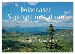 Bolsenasee Smaragd im Latium (Wandkalender 2024 DIN A2 quer), CALVENDO Monatskalender