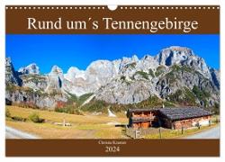 Rund um´s Tennengebirge (Wandkalender 2024 DIN A3 quer), CALVENDO Monatskalender