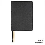 Lsb Giant Print Reference Edition, Paste-Down Black Cowhide