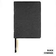 Lsb Giant Print Reference Edition, Paste-Down Black Cowhide Indexed