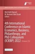 4th International Conference on Islamic Economics, Business, Philanthropy, and PhD Colloquium (ICIEBP) 2022