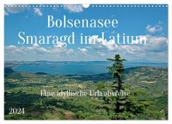 Bolsenasee Smaragd im Latium (Wandkalender 2024 DIN A3 quer), CALVENDO Monatskalender