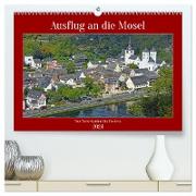 Ausflug an die Mosel (hochwertiger Premium Wandkalender 2024 DIN A2 quer), Kunstdruck in Hochglanz