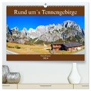 Rund um´s Tennengebirge (hochwertiger Premium Wandkalender 2024 DIN A2 quer), Kunstdruck in Hochglanz
