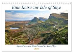 Eine Reise zur Isle of Skye (Wandkalender 2024 DIN A4 quer), CALVENDO Monatskalender