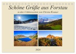 Schöne Grüße aus Forstau (Tischkalender 2024 DIN A5 quer), CALVENDO Monatskalender