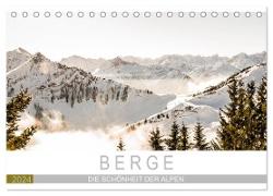 Berge - Die Schönheit der Alpen (Tischkalender 2024 DIN A5 quer), CALVENDO Monatskalender