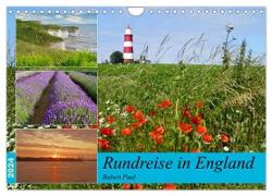 Rundreise in England (Wandkalender 2024 DIN A4 quer), CALVENDO Monatskalender