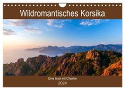 Wildromatisches Korsika (Wandkalender 2024 DIN A4 quer), CALVENDO Monatskalender