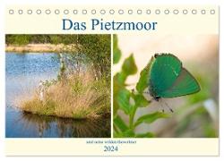 Das Pietzmoor und seine wilden Bewohner (Tischkalender 2024 DIN A5 quer), CALVENDO Monatskalender