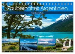 Zauberhaftes Argentinien (Tischkalender 2024 DIN A5 quer), CALVENDO Monatskalender