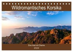 Wildromatisches Korsika (Tischkalender 2024 DIN A5 quer), CALVENDO Monatskalender