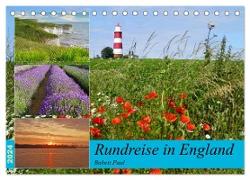 Rundreise in England (Tischkalender 2024 DIN A5 quer), CALVENDO Monatskalender