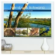 Namibia & Botswana (hochwertiger Premium Wandkalender 2024 DIN A2 quer), Kunstdruck in Hochglanz