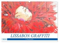 LISSABON GRAFFITI (Wandkalender 2024 DIN A2 quer), CALVENDO Monatskalender