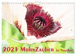 MohnZauber (Wandkalender 2024 DIN A4 quer), CALVENDO Monatskalender