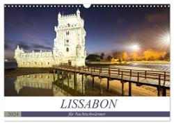 LISSABON für Nachtschwärmer (Wandkalender 2024 DIN A3 quer), CALVENDO Monatskalender