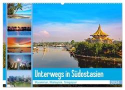 Unterwegs in Südostasien (Wandkalender 2024 DIN A2 quer), CALVENDO Monatskalender