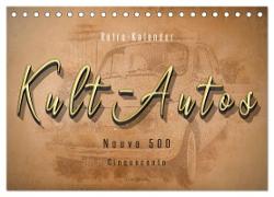 Kult-Autos, Nuova 500 (Tischkalender 2024 DIN A5 quer), CALVENDO Monatskalender