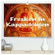 Fresken in Kappadokien (hochwertiger Premium Wandkalender 2024 DIN A2 quer), Kunstdruck in Hochglanz