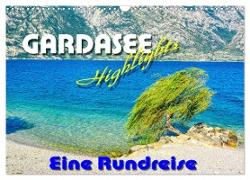 Gardaseehighlights - Eine Rundreise (Wandkalender 2024 DIN A3 quer), CALVENDO Monatskalender