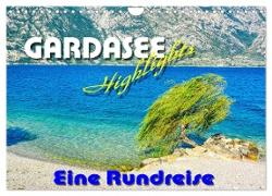Gardaseehighlights - Eine Rundreise (Wandkalender 2024 DIN A4 quer), CALVENDO Monatskalender