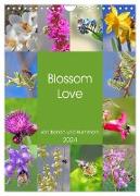 Blossom Love, von Bienen und Hummeln (Wandkalender 2024 DIN A4 hoch), CALVENDO Monatskalender